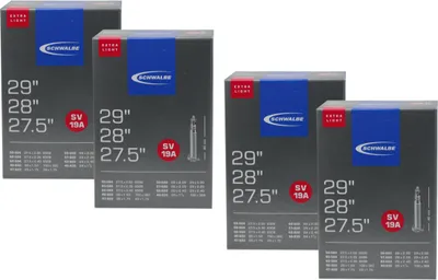 Produktbild von 4 Stück Schwalbe SV19A Schlauch 27,5" 28" 29" Zoll EXTRA LIGHT Sclaverandventil