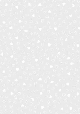 Produktbild von Transparent-Papier A4 115g/qm Herzen weiß Packung mit 25 Stück
