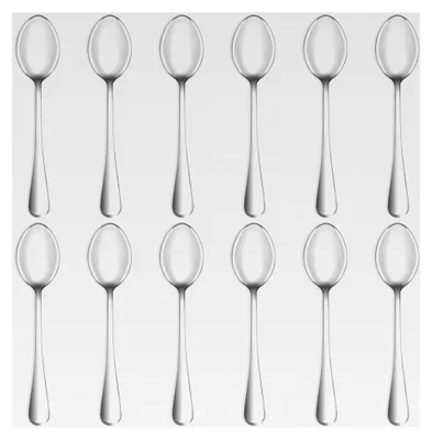 Produktbild von 8" (20,3 cm) Suppentassenlöffel, 12 Stück, Edelstahl Esslöffel für Zuhause, Küche und Gastronomie