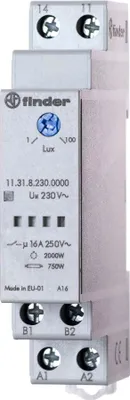 Obrázek produktu pro Finder 11.31.8.230.0000, Bílá, 16 A, Status, CE, 110 - 230 V, -20 - 50 °C
