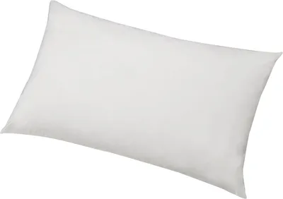 Image de Housse de coussin, hypoallergénique, 50 cm x 80 cm, lot de 2, blanc, coussin non inclus