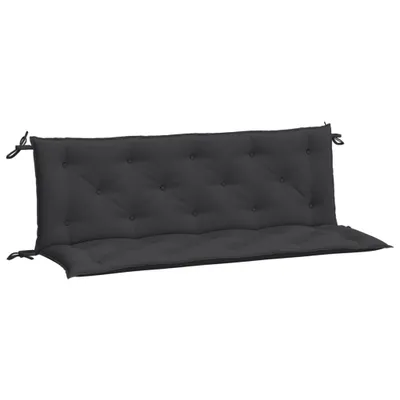 Produktbild von vidaXL Gartenbank-Auflagen 2 Stk. Schwarz 150x50x7 cm Oxford-Gewebe