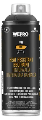 Produktbild von Hitzebeständiger BBQ Grill Lack bis 650°C | Hochtemperaturlack Schwarz