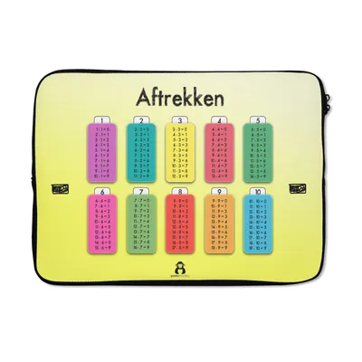 Obrázek produktu pro Pouzdro na notebook 14 palců Školka - Matematika - Odčítání - Chlapci - Dívky - Děti Brašna na notebook