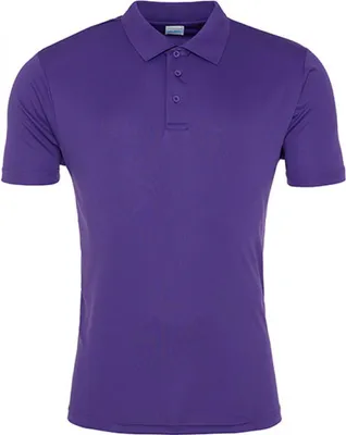 Produktbild von Just Cool JC021 | Herren Cool Smooth Polo / UV-Schutzfaktor 30+ - Farbe: Purple - Größe: XS