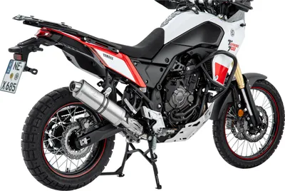 Produktbild von Hashiru Auspuff ST05 oval small silber für Yamaha XT 700 Z Tenere
