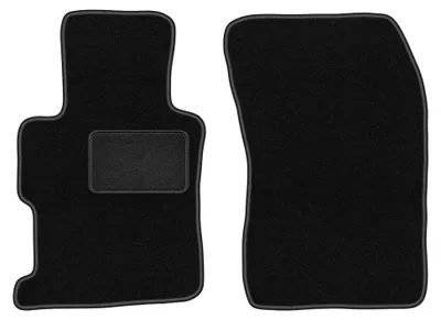 Image de Tapis avant en moquette pour Honda Civic IX 2011-2016 (berline) – 2 pièces, noirs, sur mesure – Wielganizator LUX