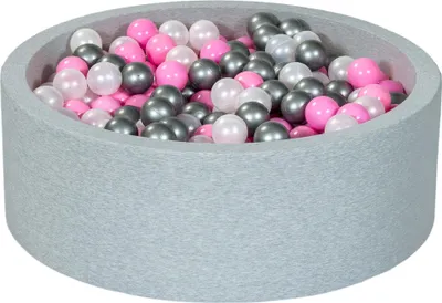 Produktbild von Bällebad Spielplatz + 450 Perlenbälle, hellrosa, silber