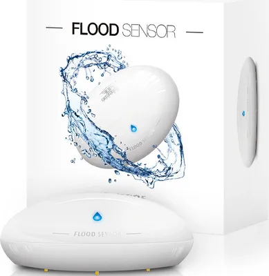 Obrázok produktu pre Fibar Fibaro Flood Sensor - Wasserlecksensor - kabellos - Z-Wave, Z-Wave Plus (FGFS-101 ZW5)