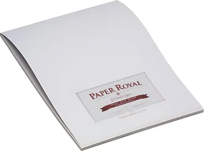 Produktbild von RÖSSLER Briefblock Paper Royal 40 Blatt 100g/m² eisgrau