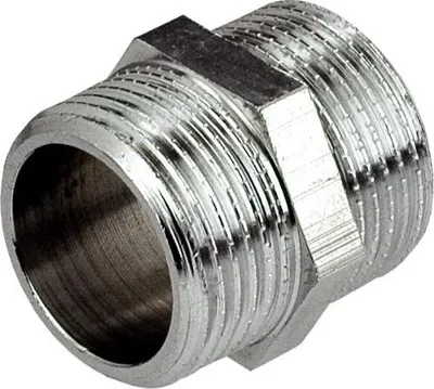 Produktbild von Verchromter Messingnippel 3/8"