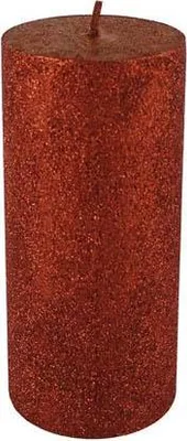 Image de Kaheku Zylinder Kerze Enesco light kupfer 7 Ø 15h 1009001463