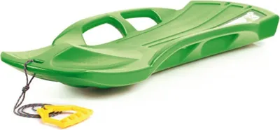 Image de Plateau de glissement Luge de neige Grande luge double Snow Train en plastique Bobsleigh pour enfants neige vert