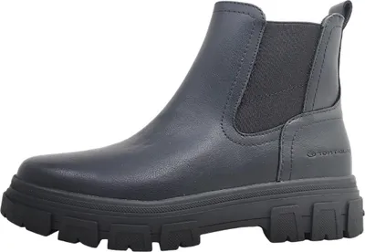 Produktbild von Tom Tailor  Damenschuhe Stiefel Reißverschluss Schwarz Freizeit, Schuhgröße:38 EU
