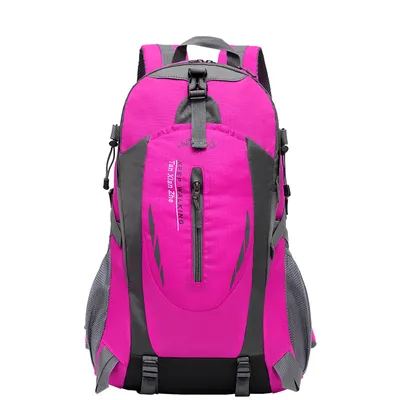Obrázek produktu pro Batoh AIORBER, vhodný pro muže i ženy, univerzální, velká kapacita, pohodlný a odolný, pro outdoorovou turistiku, růžový
