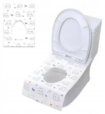 Produktbild von 30x Einweg Toilettenauflagen Hygienische Reise WC-Bezüge