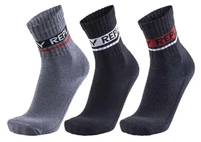 Image de Replay - Chaussettes pour hommes/femmes unies - Tennis (lot de 3) LT2940 (35 EU - 38 EU) (gris chiné/noir/anthracite)