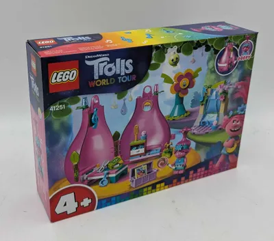 Produktbild von LEGO 41251 Trolle World Tour Poppy’s Wohnblüte Spielset, tragbares Reisespielzeug für Kinder im Vorschulalter
