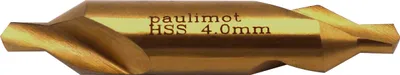 Produktbild von PAULIMOT Zentrierbohrer 4,0 mm TiN-beschichtet