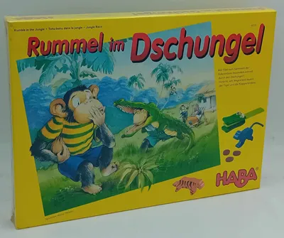 Produktbild von Haba Würfelspiel Rummel im Dschungel, 2-4 Spieler, ca. 30 Min., hektisch & taktisch