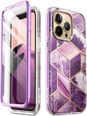 Produktbild von Hülle für Apple iPhone 13 Pro 6,1 Zoll 2021 Lila Gold