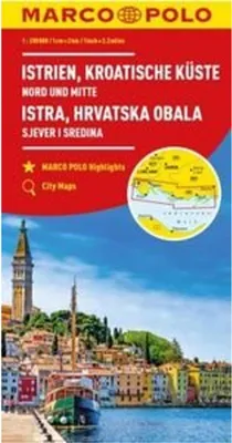 Zdjęcie produktu dla MARCO POLO Mapa regionalna Wybrzeże Chorwackie Północ i Centrum 1:200 000: Północ i Centrum