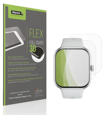 Immagine prodotto di 2x Pellicola protettiva opaca per Honor Choice Infowear Watch 2 Pro Protezione Antiurto Anti-Shock