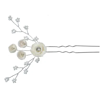 Produktbild von Clayre & Eef Haarnadel 12 cm Silberfarbig Metall