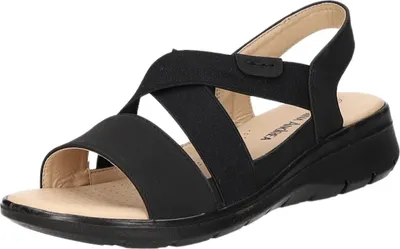 Produktbild von Donna Andrea Damen-Sandalette Schwarz, Farbe:schwarz, EU Größe:37