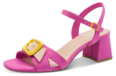 Produktbild von MARCO TOZZI Damen Sandale weiches Feel Me Fußbett weiches Innenfutter Sommer, pi