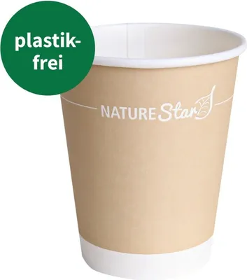 Produktbild von Kaffeebecher Only Paper 250 ml DM 90mm Pappe VE=20x50 Stück