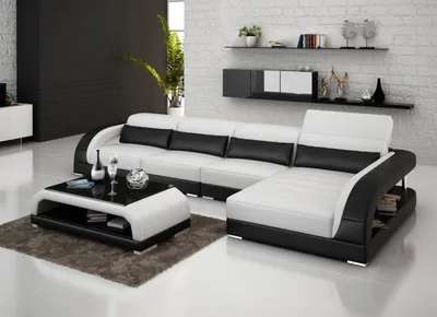 Produktbild von Exclusive Wohnzimmer Couch Poster Garnitur L Form Couchen Sofa Wohnlandschaft