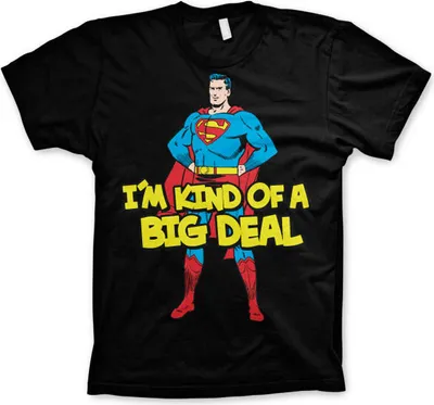 Produktbild von Superman - Im Kind Of A Big Deal T-Shirt - Large - Black
