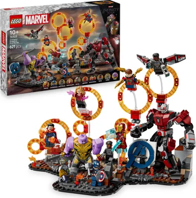 Produktbild von LEGO ǀ Marvel Avengers: Endgame Letzter Showdown - Bauspielzeug mit 10 Minifiguren, darunter Captain America, Iron Man, Black Panther & Dr. Strange - Geschenk für Jungen und Mädchen 76323