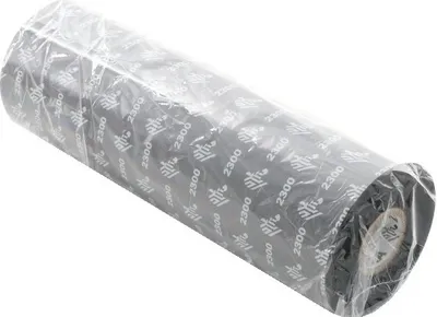 Produktbild von Zebra 2300 Wax - Schwarz - 220 mm x 450 m - Thermotransfer-Farbband