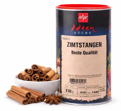 Image de Raps - Bâtons à la cannelle, boîte de 300 g