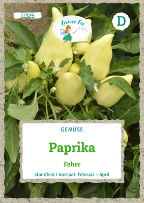 Produktbild von Grüne Fee - Paprika Feher Samen - 11325
