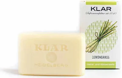Image de Klar Seifen Lemongrassseife 100g, Cosmos zertifiziert, palmölfrei