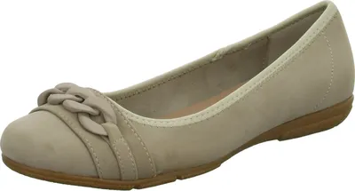 Produktbild von living UPDATED Damen-Ballerina Beige, Farbe:beige/schlamm, EU Größe:38