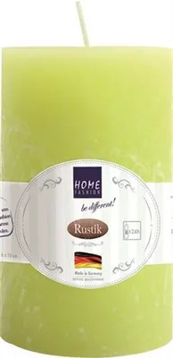 Produktbild von Kerze Stumpen Rustik lime - Limette Ø 6cm, Höhe 10cm