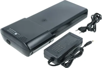 Produktbild von EXTENSILO Akku kompatibel mit MiFa E-Bike Gepäckträger-System (14 Ah, 24 V, Li-Ion, inkl. Ladegerät) - Schwarz