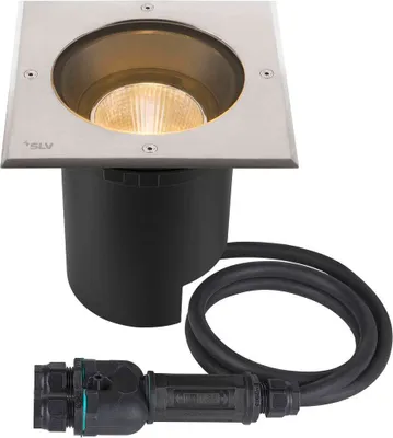 Produktbild von SLV 1007244 DASAR L RL eckige Abdeckung 24° 3000K incl. DALI-Treiber edelstahl