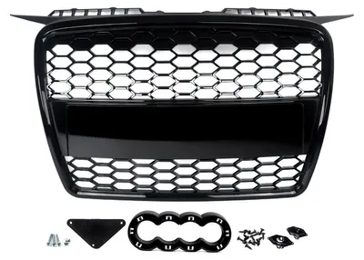 Imagen del producto de Paragolpes delantero - Rejilla - brillante - Plástico ABS - Diseño de panal