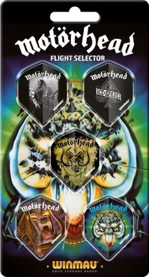 Image de Winmau - Motörhead Flight Selector 5 sets