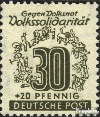 Produktbild von Briefmarken Sowjetische Zone (All.Bes.) 1946 Mi 147 gestempelt Volkssolidarität