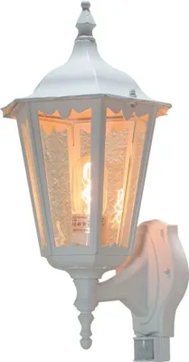 Produktbild von Konstsmide Firenze Bewegungsmelder weiß lackiertes Aluminium, klares Glas 7236-250