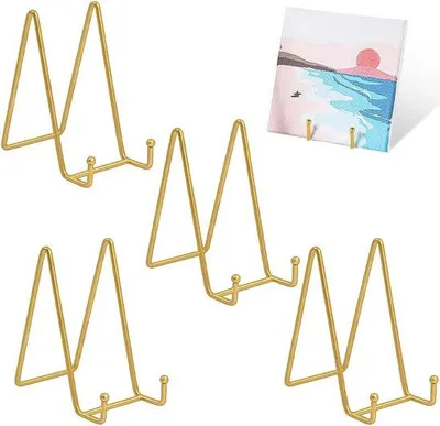 Produktbild von Famanu Displayständer 6 Zoll - 4 Stück, Metall, stabil, minimalistisch