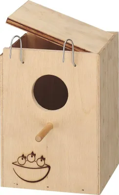 Produktbild von Ferplast Holznest Für Vogel Klein 13X12X17Cm