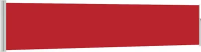 Produktbild von vidaXL Ausziehbare Seitenmarkise 100×500 cm Rot