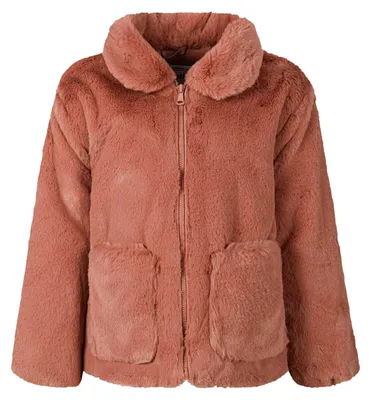 Image de Minoti - Veste pour fille, Fourrure artificielle MN742 (146) (rouge)